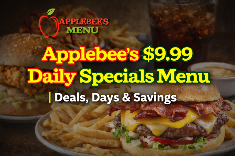 Applebee’s $9.99 Daily Specials Menu