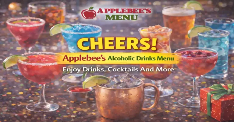 Applebee's Alcoholic Drinks Menu