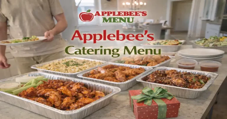 Applebee's Catering Menu