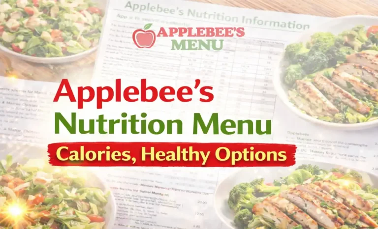 Applebee’s Nutrition Menu