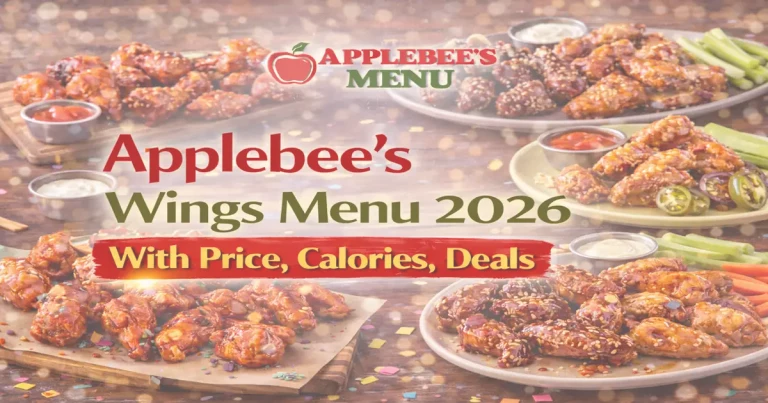 Applebee's Wings Menu
